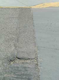 Sidewalk cracks